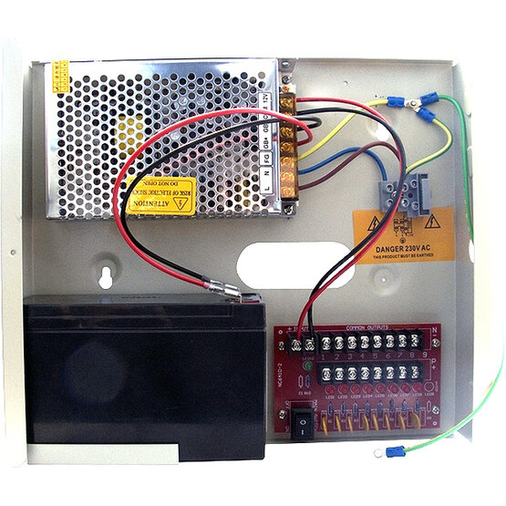 12VDC-10A9P-B Zálohovaný zdroj