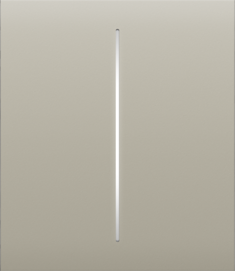 AJAX CenterButton 2-gang Ivory Stredové tlačidlo