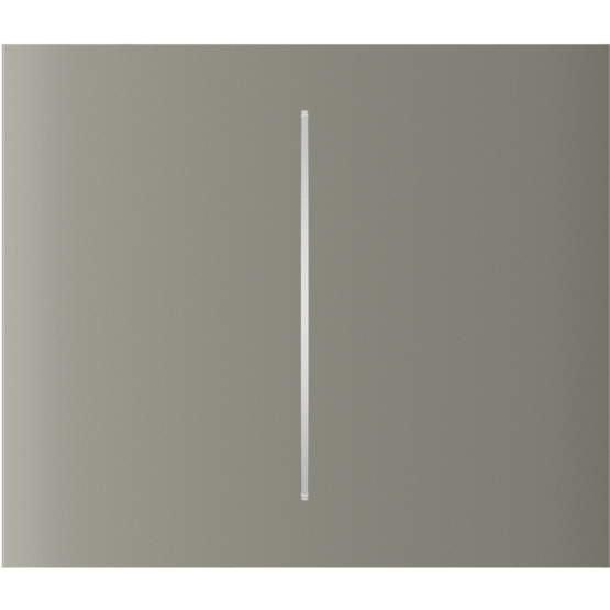 AJAX CenterButton 2-gang vertical Olive Stredové tlačidlo