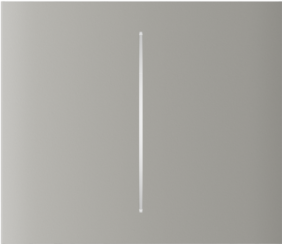 AJAX CenterButton 2-gang vertical Oyster Stredové tlačidlo