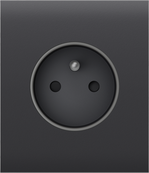 AJAX CenterCover (basic) type E Graphite Stredový kryt