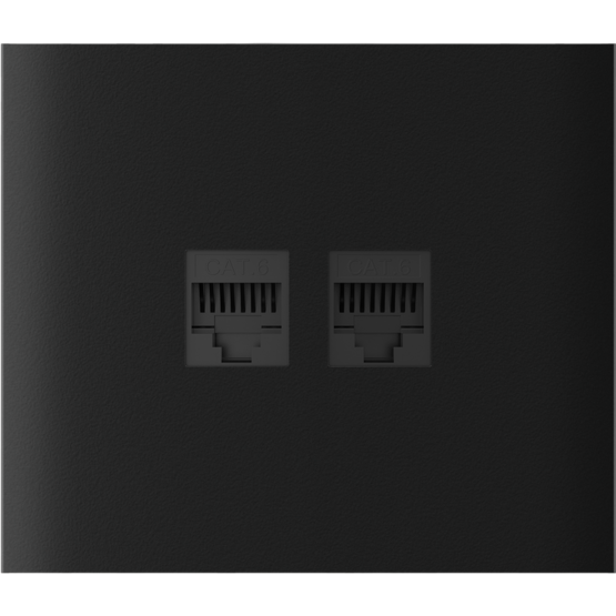 AJAX CenterCover (LAN) vertical Black Stredový kryt