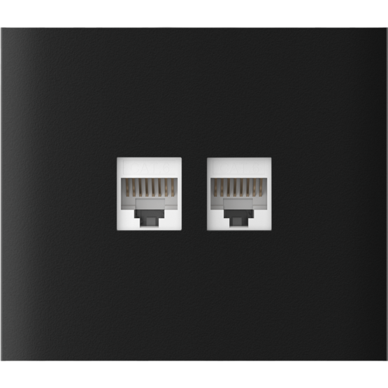 AJAX CenterCover (LAN) vertical Black Stredový kryt