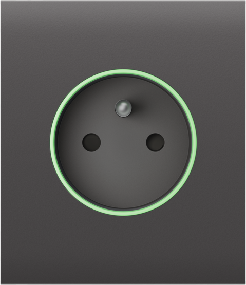 AJAX CenterCover (smart) type E Grey Stredový kryt