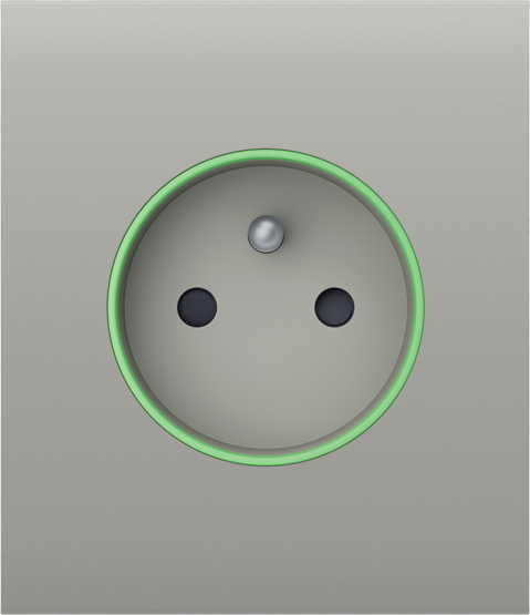 AJAX CenterCover (smart) type E Oyster Stredový kryt