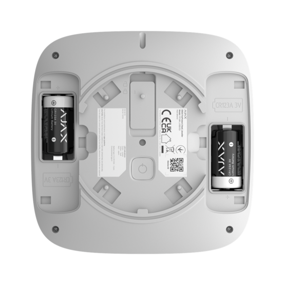 AJAX FireProtect Heat/Sounder White Bezdrôtový adresovateľný detektor požiaru so sirénou