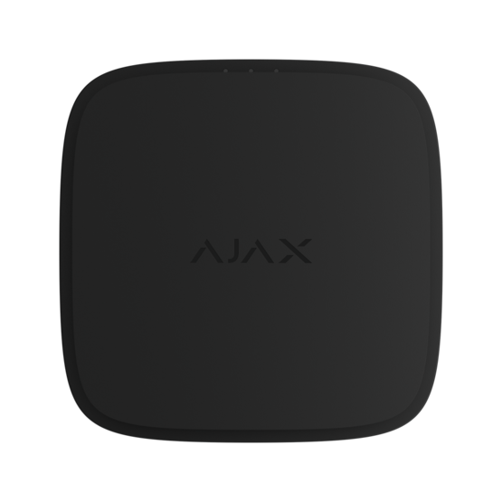 AJAX FireProtect Smoke/Sounder Black Bezdrôtový adresovateľný detektor dymu so sirénou