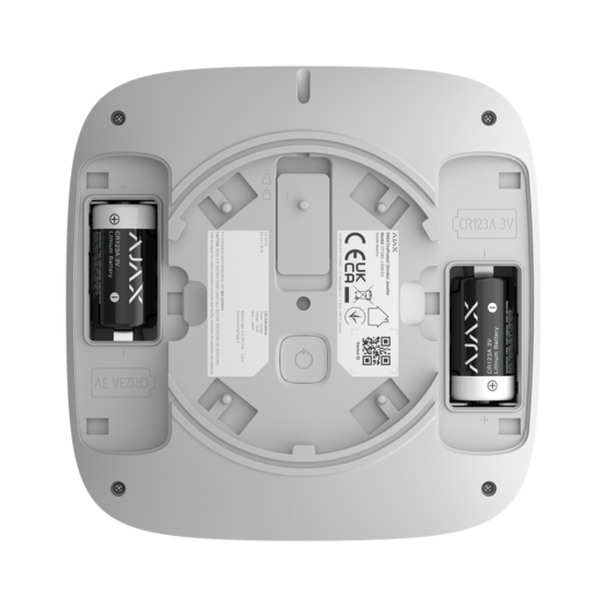 AJAX FireProtect Smoke White Bezdrôtový adresovateľný detektor dymu