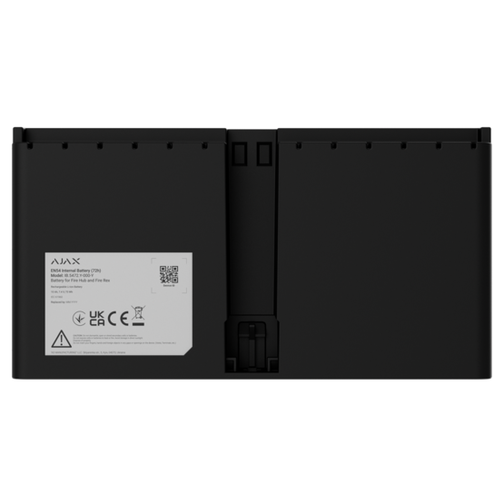 AJAX Internal Battery 72h Black Vstavaná batéria pre Fire Hub alebo Fire ReX