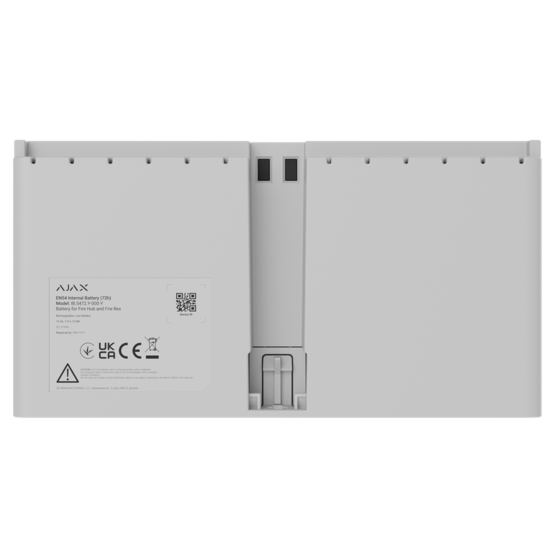 AJAX Internal Battery 72h White Vstavaná batéria pre Fire Hub alebo Fire ReX