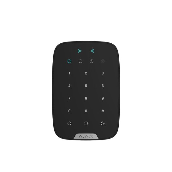 AJAX Keypad Plus Black Bezdrôtová dotyková klávesnica