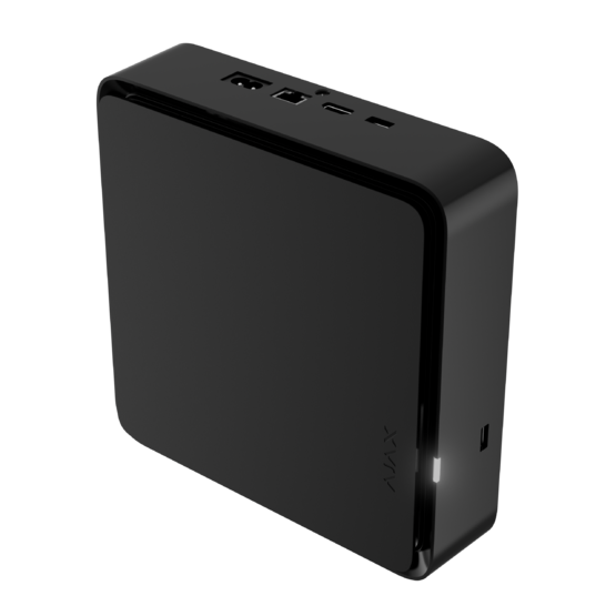 AJAX NVR HAC 8ch Black 8-kanálové NVR