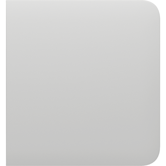 AJAX SideButton 1-gang/2-way White Bočné tlačidlo