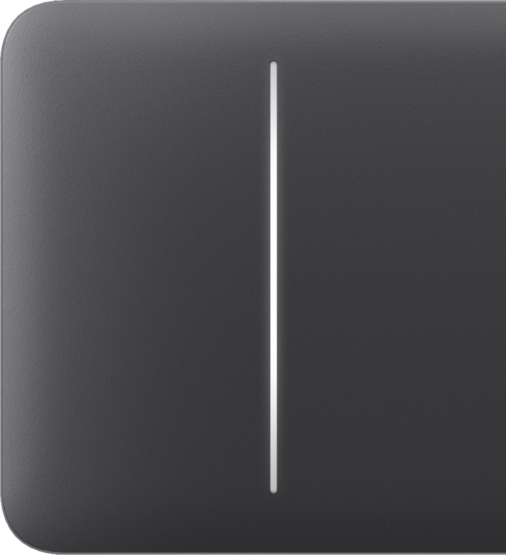 AJAX SideButton 2-gang Graphite Bočné tlačidlo