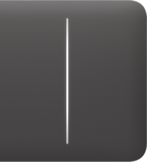 AJAX SideButton 2-gang Grey Bočné tlačidlo