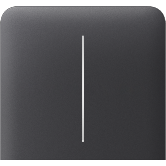 AJAX SideButton 2-gang vertical Graphite Bočné tlačidlo