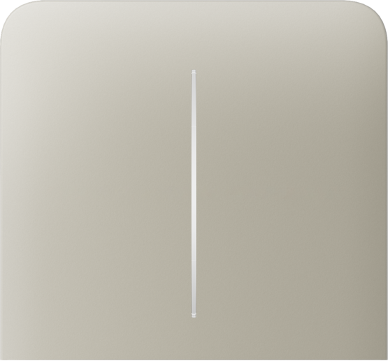 AJAX SideButton 2-gang vertical Ivory Bočné tlačidlo