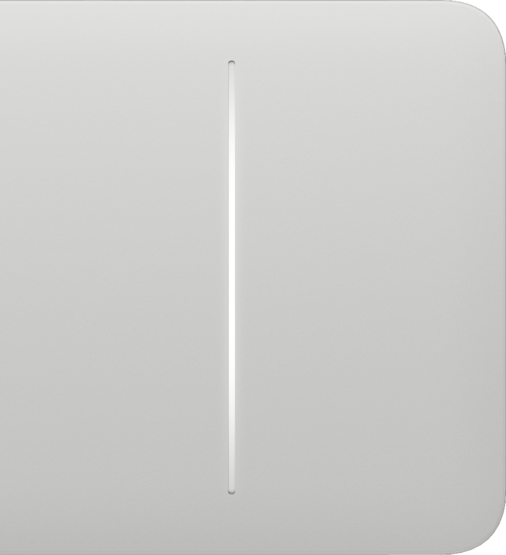 AJAX SideButton 2-gang White Bočné tlačidlo