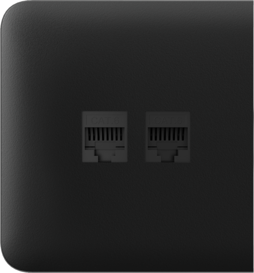 AJAX SideCover (LAN) Black Bočný kryt