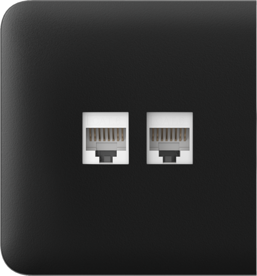 AJAX SideCover (LAN) Black Bočný kryt