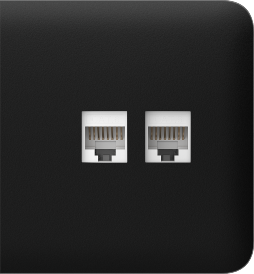 AJAX SideCover (LAN) Black Bočný kryt