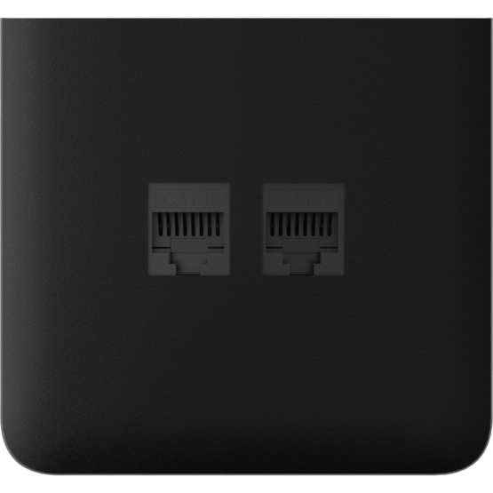 AJAX SideCover (LAN) vertical Black Bočný kryt