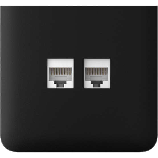 AJAX SideCover (LAN) vertical Black Bočný kryt