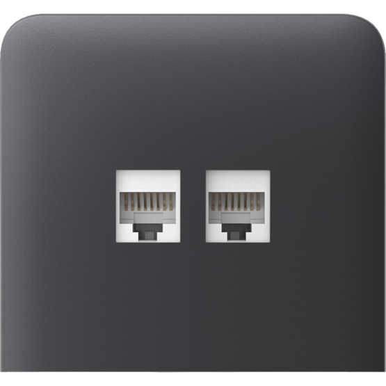 AJAX SideCover (LAN) vertical Graphite Bočný kryt