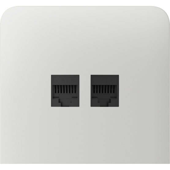 AJAX SideCover (LAN) vertical White Bočný kryt