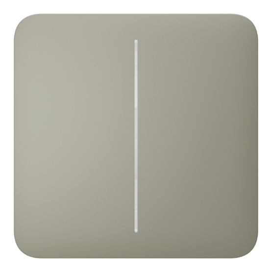 AJAX SoloButton 2-gang Olive Sólo tlačidlo