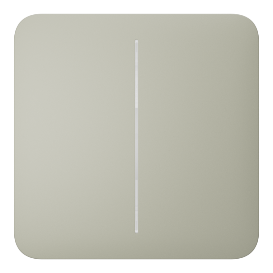 AJAX SoloButton 2-gang Oyster Sólo tlačidlo