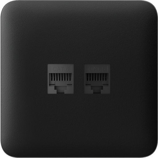 AJAX SoloCover (LAN) Black Samostatný kryt