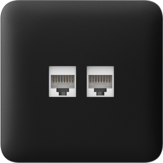 AJAX SoloCover (LAN) Black Samostatný kryt