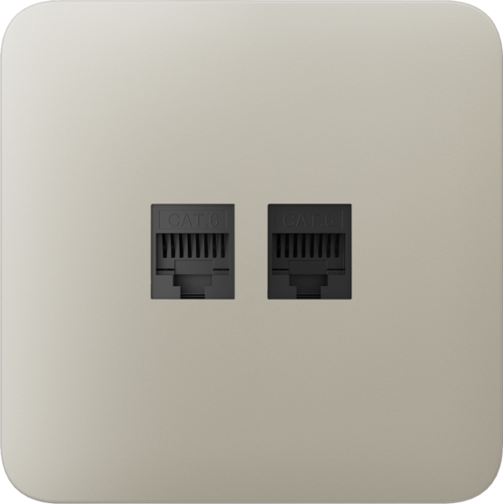 AJAX SoloCover (LAN) Ivory Samostatný kryt