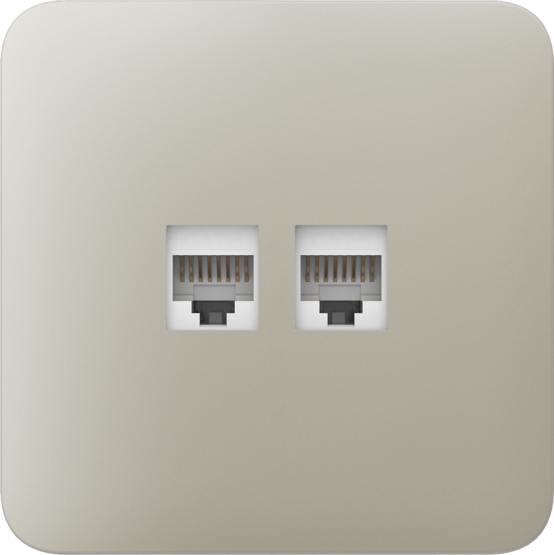 AJAX SoloCover (LAN) Ivory Samostatný kryt