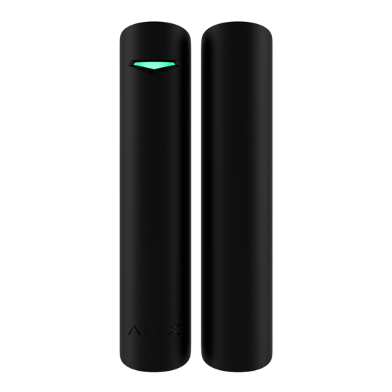 AJAX Superior DoorProtect Black magnetický detektor otvorenia