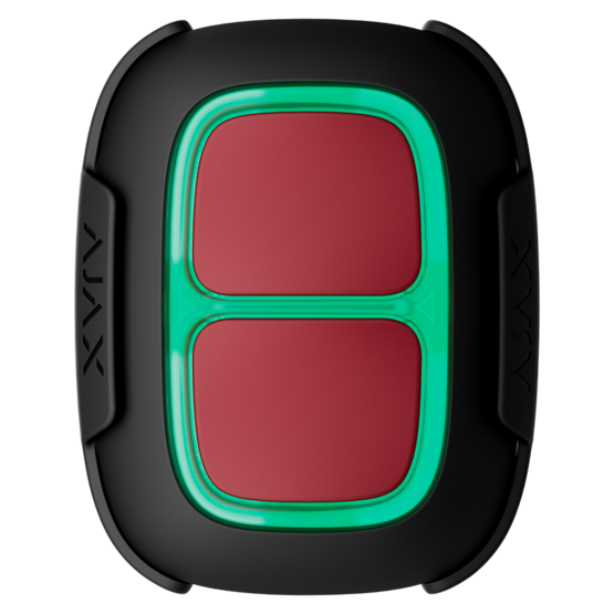 AJAX Superior DoubleButton G3 Black Bezdrôtové tiesňové dvojtlačidlo