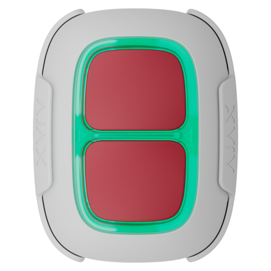 AJAX Superior DoubleButton G3 White Bezdrôtové tiesňové dvojtlačidlo