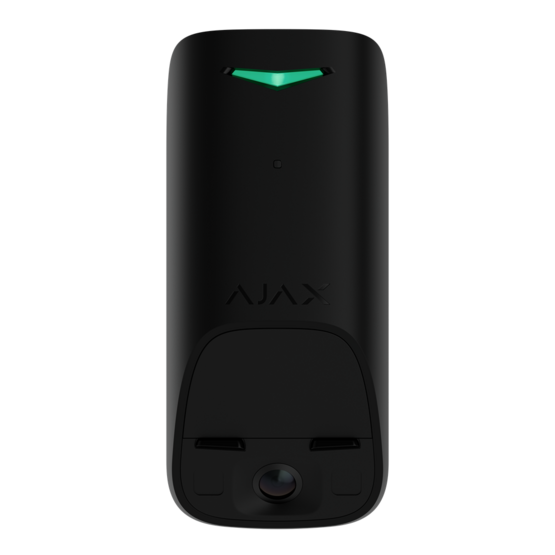 AJAX Superior MotionCam G3 PhOD Black Bezdrôtový detektor pohybu