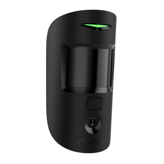 AJAX Superior MotionCam PhOD Black Bezdrôtový detektor pohybu