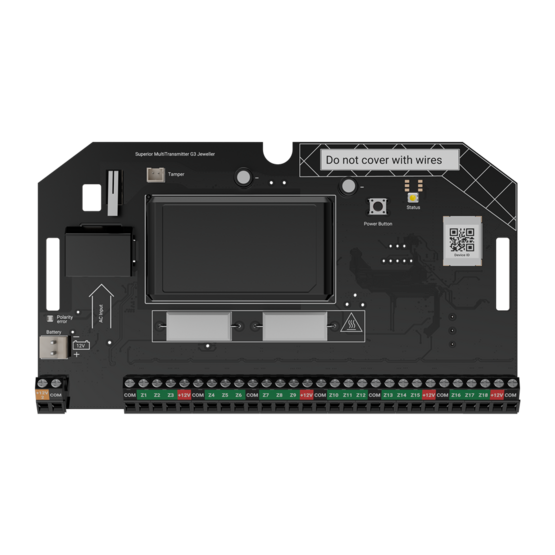 AJAX Superior MultiTransmitter G3 W/C Modul pre integráciu bez krabice