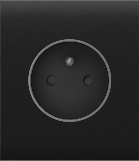 AJAX CenterCover (basic) type E Black Stredový kryt