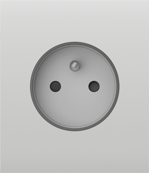 AJAX CenterCover (basic) type E White Stredový kryt