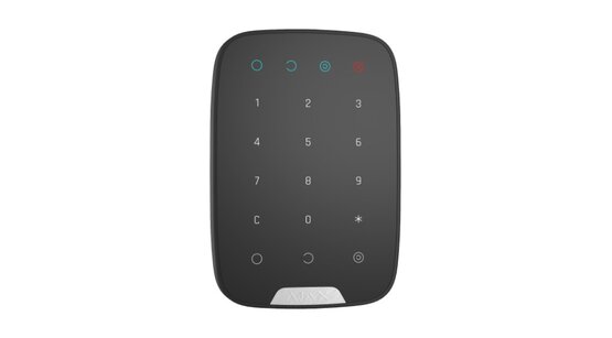 AJAX KeyPad Black Bezdrôtová dotyková klávesnica