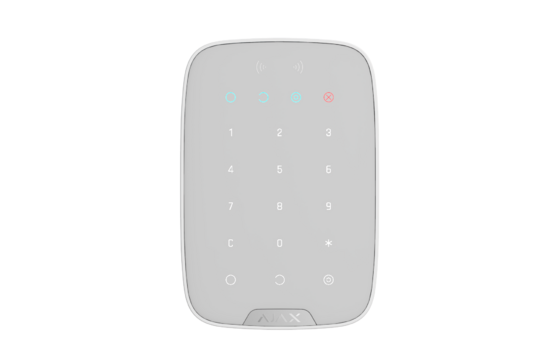 AJAX Keypad Plus White Bezdrôtová dotyková klávesnica