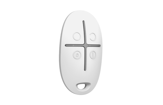 AJAX SpaceControl White Bezdrôtová kľúčenka