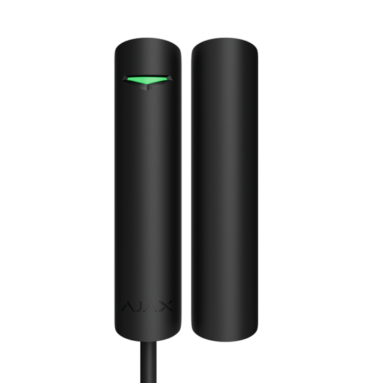 AJAX Superior DoorProtect Plus Fibra Black magnetický detektor