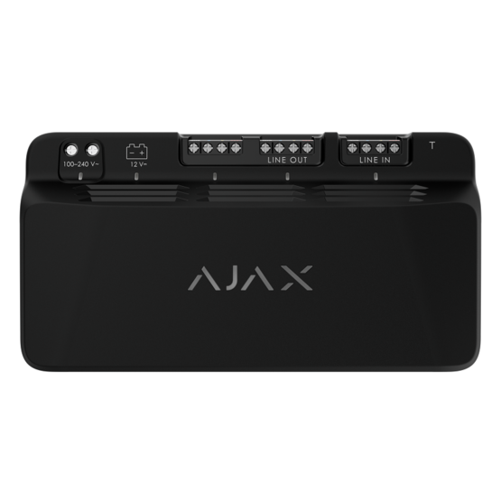 AJAX Superior LineSupply 45W Fibra Black Modul poskytujúci napájanie