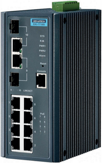 Bosch PRA-ES8P2S 8portový PoE switch