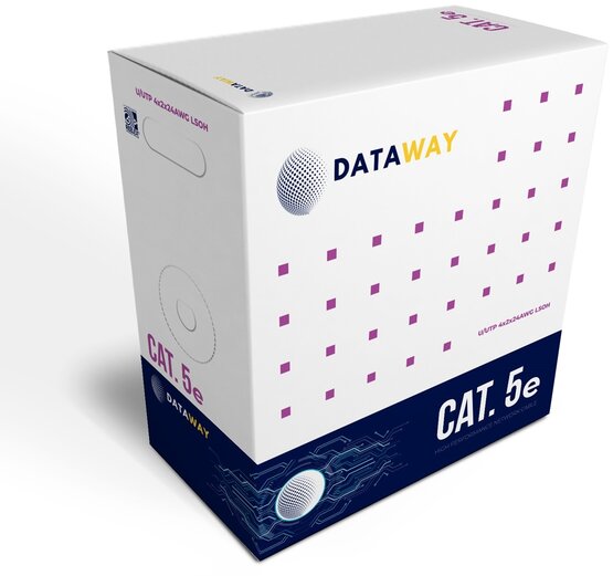 CAT5E U LSOH 305 DATAWAY - sieťový LAN kábel UTP